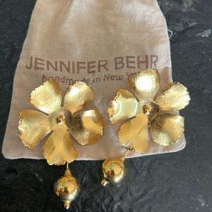Jennifer Behr Gold-Tone Brass Laurie Earrings